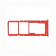Tiroir de carte sim pour Samsung Galaxy A10 Dual Card Rouge