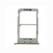 Tiroir de carte sim pour Samsung Galaxy A8s G887 Dual Card Jaune