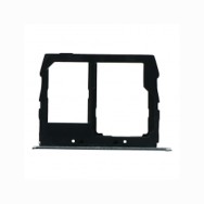Tiroir de carte sim pour Samsung Galaxy A6s Dual Card Noir