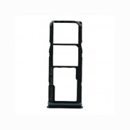 Tiroir de carte sim pour Samsung Galaxy A9 (2018) A920 Dual Card noir