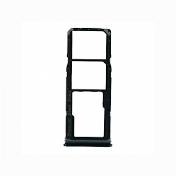Tiroir de carte sim pour Samsung Galaxy A9 (2018) A920 Dual Card noir