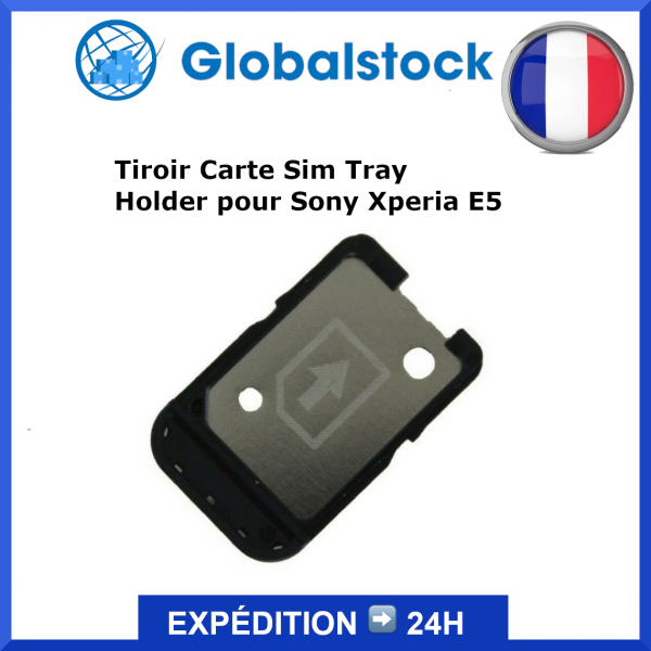Tiroir Carte Sim Tray Holder pour Sony Xperia E5