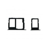 Tiroir de carte sim pour Samsung Galaxy J7 Pro Dual Card Version noir