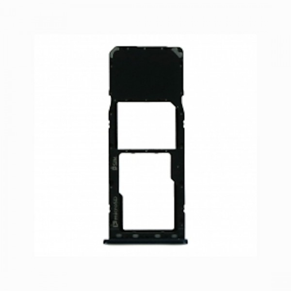 Tiroir de carte sim pour Samsung Galaxy A7 2018 Single Card Version noir