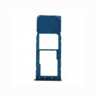 Tiroir de carte sim pour Samsung Galaxy A7 (2018) Single Card Version Bleu