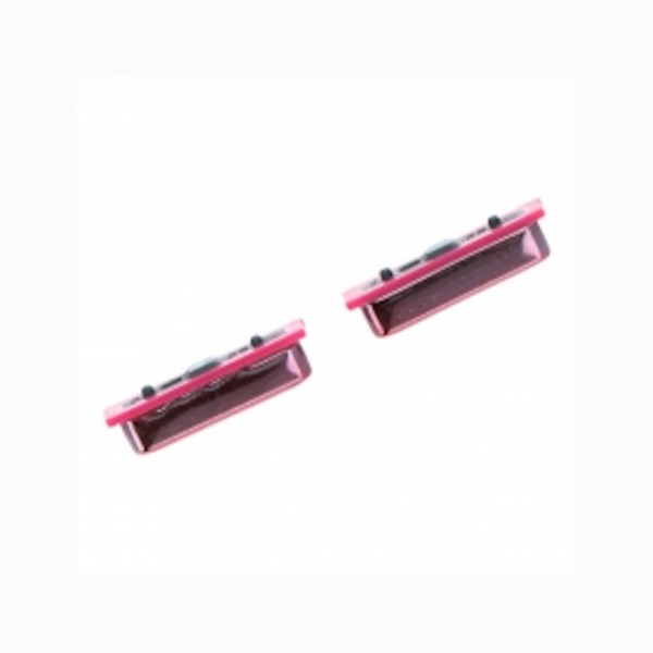 Touche latéral ( volume et power) pour Samsung Galaxy A7 (2018) Rose 2pcs in one set