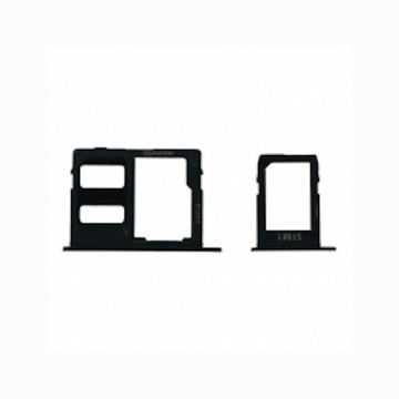 Tiroir SIM Samsung Galaxy A6 Plus 2018/A6 2018 Single Card Noir - Envoi gratuit 24h