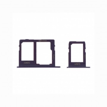 Tiroir SIM Samsung Galaxy A6 Plus 2018/A6 2018 Dual Card Violet - Envoi gratuit 24h