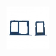Tiroir de carte sim Samsung Galaxy A6 Plus 2018/A6 2018 Dual Card Bleu