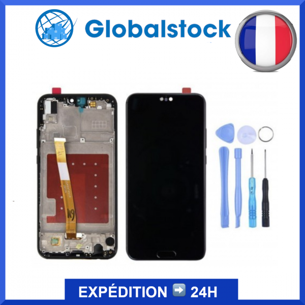 Écran Huawei P20 LCD + vitre tactile - kit outils complet avec outils