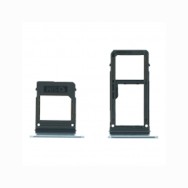 Tiroir de carte sim pour Samsung Galaxy A5 (2017) Dual Card Bleu