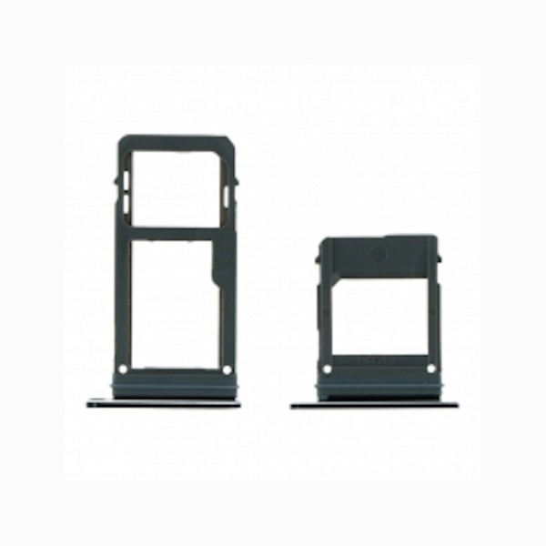 Tiroir de carte sim pour Samsung Galaxy A5 (2017) Dual Card noir