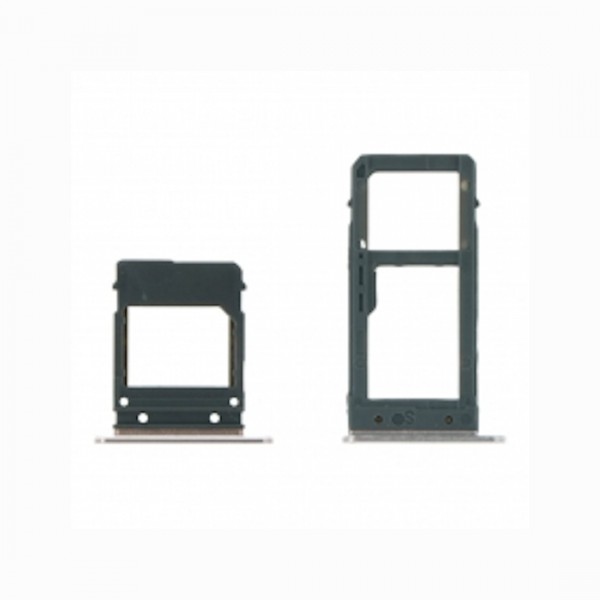 Tiroir de carte sim pour Samsung Galaxy A5 (2017) Dual Card rose