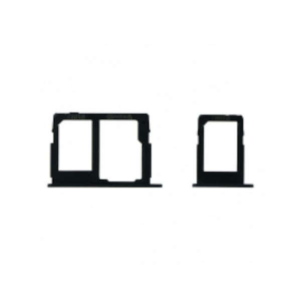 Tiroir de carte sim pour Samsung Galaxy On5 Dual Card noir
