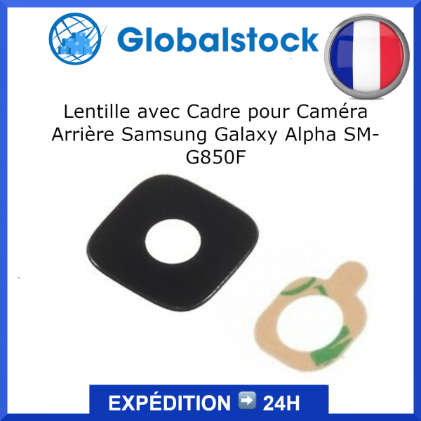 Lentille caméra Caméra Arrière Samsung Galaxy Alpha SM-G850F - Envoi gratuit 24h