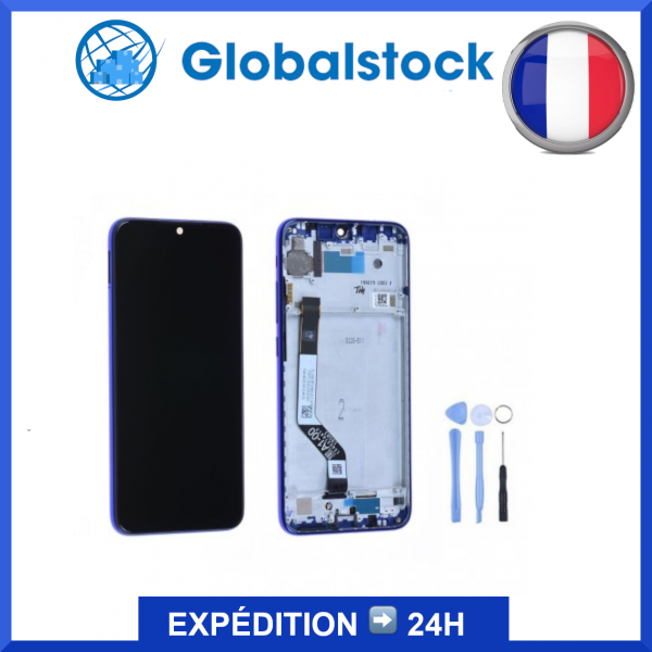 Écran Xiaomi Redmi Note 7 LCD + vitre tactile - kit outils complet avec outils