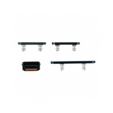 bouton latéral + Volume mute  pour  iPhone 12 Pro/12 Pro Max Bleu