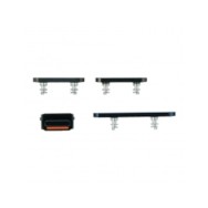 bouton latéral + Volume mute  pour  iPhone 12 Pro/12 Pro Max Bleu