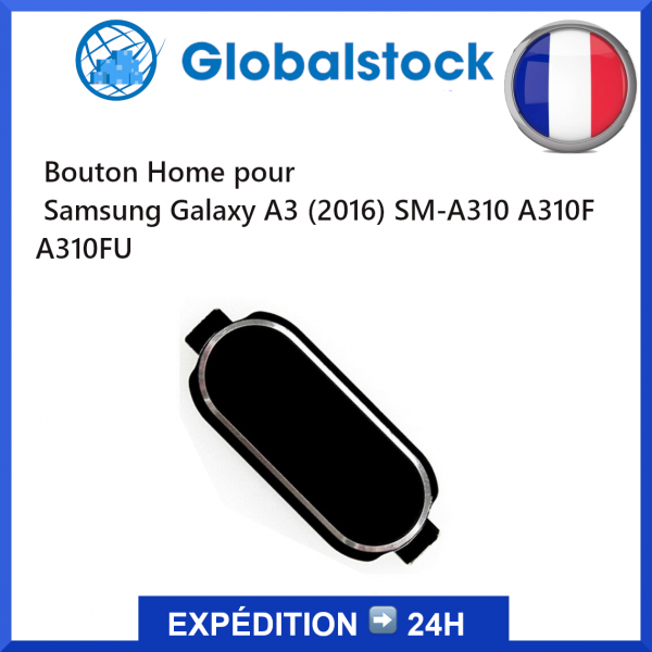 Nappe bouton Samsung Galaxy A3 (2016) SM-A310 A310F A310FU - Envoi gratuit 24h