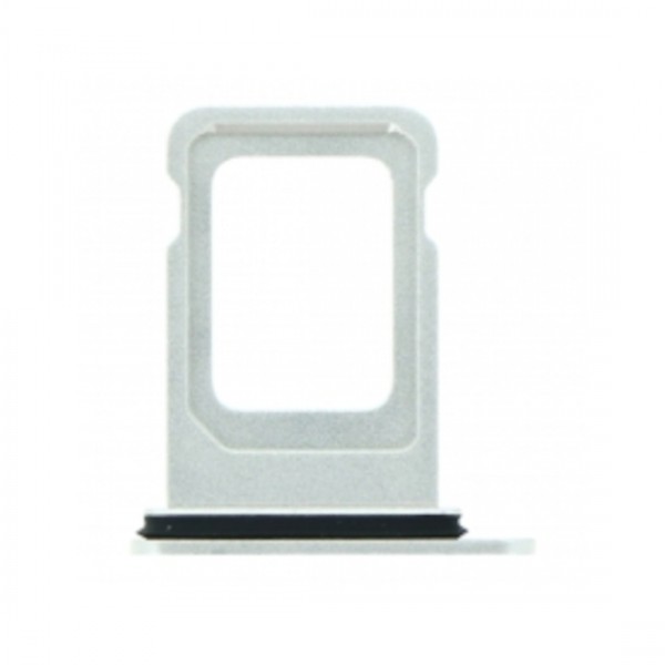 Tiroir de carte sim pour iPhone 12 Single Card Blanc