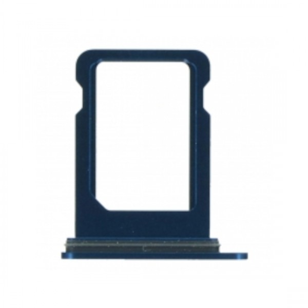 Tiroir de carte sim pour iPhone 12 Mini Single Card Bleu