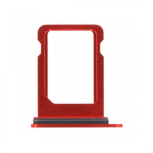 Tiroir de carte sim pour iPhone 12 Mini Single Card Rouge