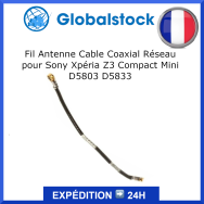 Fil Antenne Cable Coaxial Réseau pour Sony Xpéria Z3 Compact Mini D5803 D5833