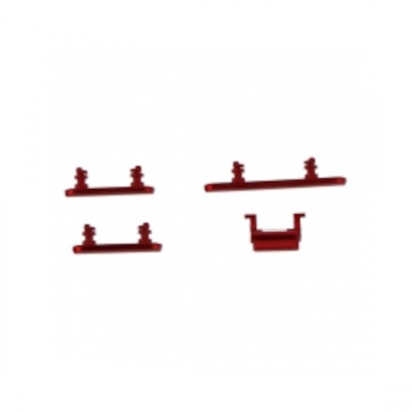 bouton latéral + Volume mute  pour  iPhone 11 Rouge