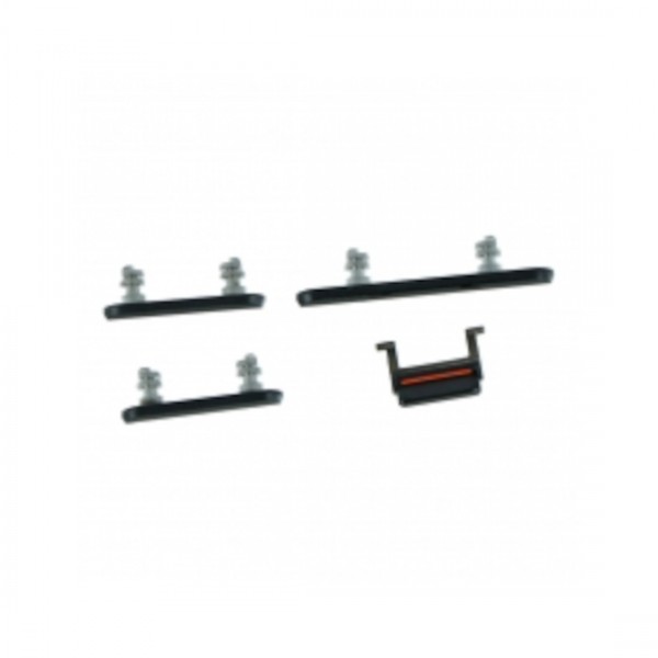bouton latéral + Volume mute  pour  iPhone XS Noir 4 pièces dans un ensemble
