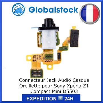 Connecteur Jack Audio Casque Oreillette Sony Xpéria Z1 Compact Mini D5503 - Envoi gratuit 24h