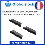 Bouton Power Volume ON/OFF pour Samsung Galaxy A3 (2016) SM-A310(F) Gris