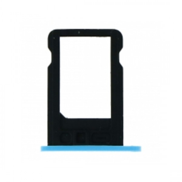 Tiroir de carte sim pour iPhone 5c Bleu