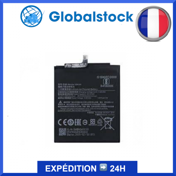 Batterie Xiaomi Redmi Go BN3A - Qualité premium, envoi rapide