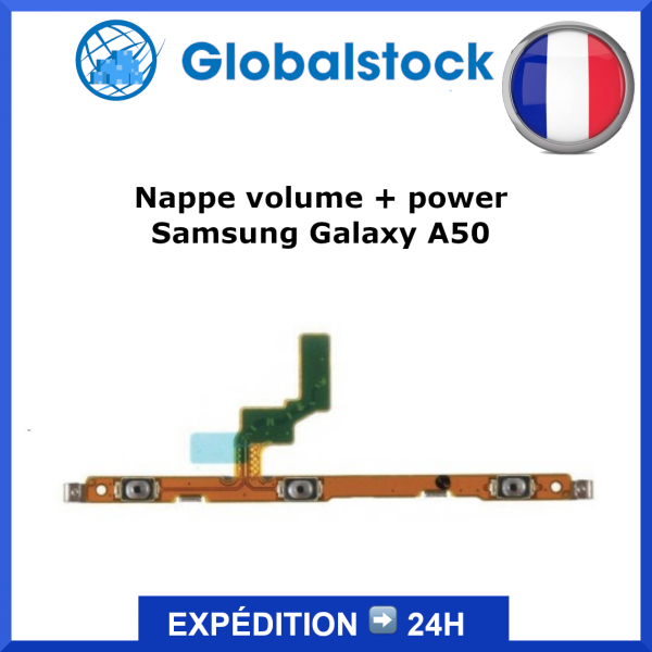 Nappe volume + power pour Samsung Galaxy A50 (A505F)