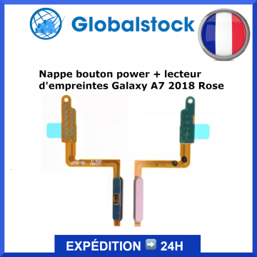 Nappe bouton Samsung Galaxy A7 2018 (A750F) - Envoi gratuit 24h