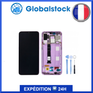 Écran Xiaomi Mi 9 Violet LCD sur châssis