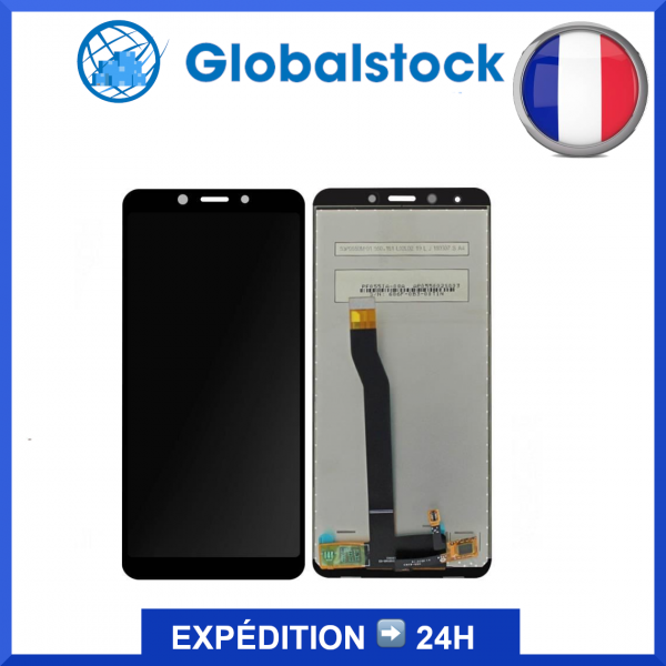 Ecran LCD + vitre tactile pour Xiaomi REDMI 6 Noir + outils
