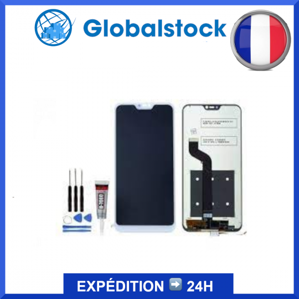Ecran LCD + Vitre tactile pour Xiaomi Mi A2 Lite Blanc + Outils