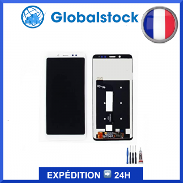 Ecran LCD + Vitre tactile pour Xiaomi Redmi Note 5 Blanc + outils