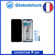 Écran Xiaomi Redmi Note 9 Pro Gris LCD sur châssis