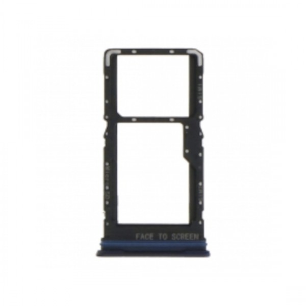 Tiroir carte sim pour Xiaomi Redmi Note 9 Pro 5G Double sim Bleu