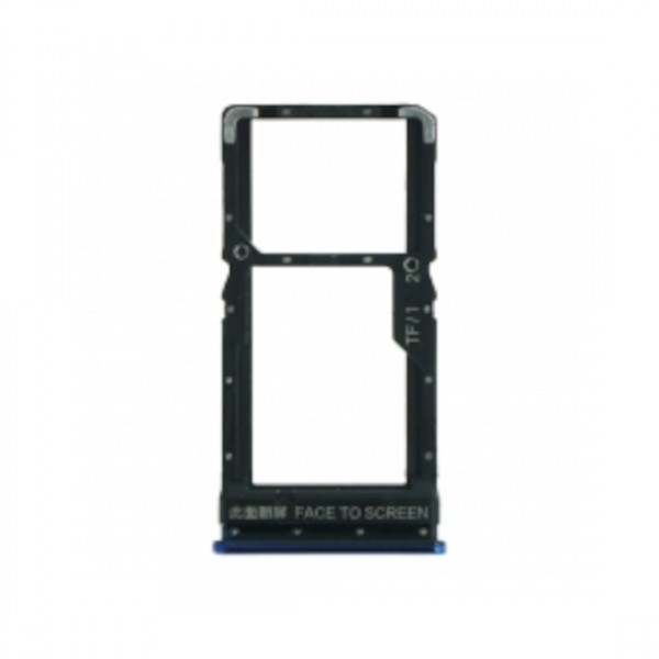 Tiroir carte sim pour Xiaomi Poco X3 NFC Double sim Bleu