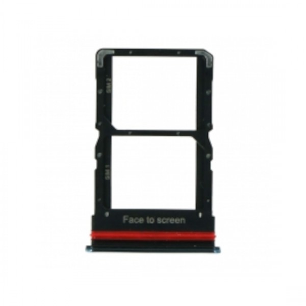Tiroir de carte sim pour Xiaomi Mi 10 Lite 5G Dual Card Noir