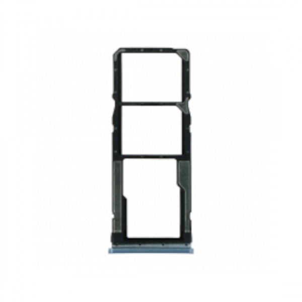 Tiroir de carte sim pour Xiaomi Redmi Note 9 Dual Card Bleu