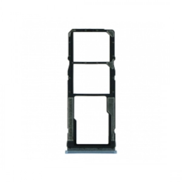 Tiroir de carte sim pour Xiaomi Redmi Note 9S/ Note 9 Pro Dual Card  Gris