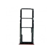 Tiroir carte sim pour Xiaomi Redmi 8 Dual Card Rouge