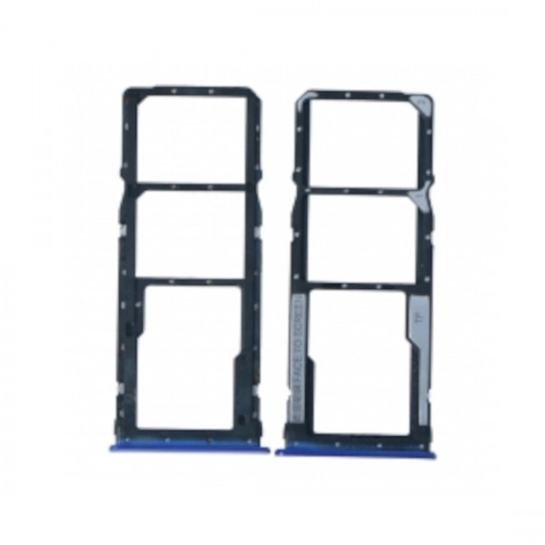 Tiroir carte Sim pour Xiaomi Redmi 7 Double Sim Bleu