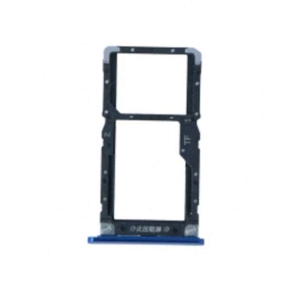 Tiroir carte sim pour Xiaomi Mi 8 Lite Double sim Bleu