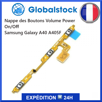 Nappe bouton Samsung Galaxy A30 /A40 A405F/A50 - Envoi gratuit 24h