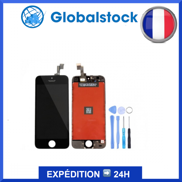 Écran iPhone 5SE LCD + vitre tactile - kit outils complet avec outils